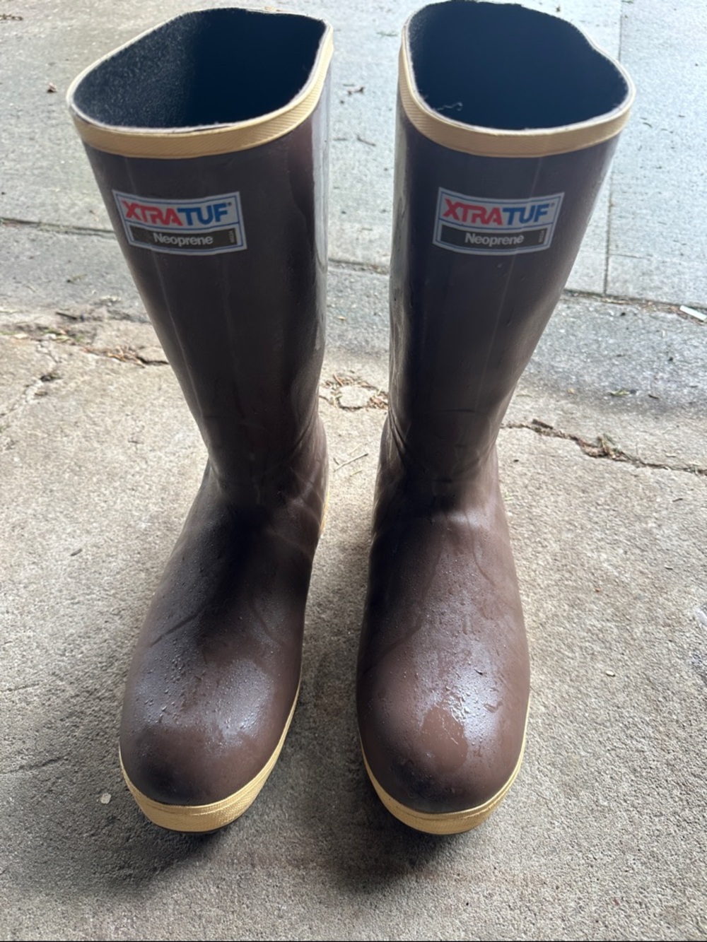 XTRATUF Men's Brown Neoprene Rain & Snow Boots